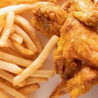 4 Piece Wings Combo  · Come with fries & soda