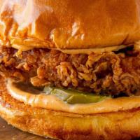 Chicken Sandwich Combo  · Comes with fries and soda