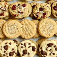 6 Piece Homemade Cookies  · Choose from following  flavors 
chocolate chip 
triple chocolate 
spicy oatmeal 
red velvet ...