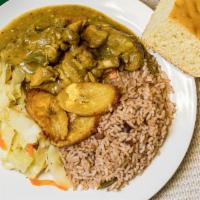 Curry Chicken (Small) · When we say Delicious, we mean DELICIOUS! Served with our hot buttered Sweet Corn Bread.  CH...