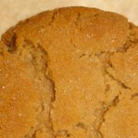 Peanut Butter Cookie · A warm soft & chewy peanut butter cookie rolled in sugar