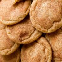 Snickerdoodle Cookie · Warm cinnamon sugar, sweet yet tangy cookie