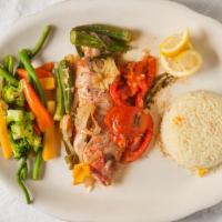 Deboned Dragon Bay Steamed Red Snapper Dinner · Served with a choice of rice and peas, spinach, coconut rice or steamed ground provisions un...