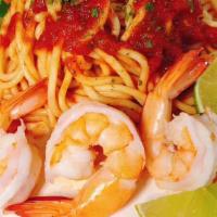 Shrimp Noodles鲜虾意大利面 · 