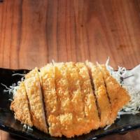 Tonkatsu · Pork cutlet with cabbage and sauce