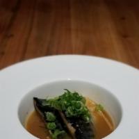 Saba Miso-Ni · Grilled mackerel simmered in miso sauce
