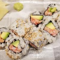 California Roll · Crab, avocado wrapped with rice & nori with sesame seed