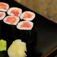 Tuna Taku Roll · Tuna, pickled radish, daikon wrapped in rice and nori