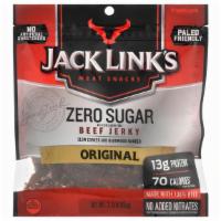 Jack Links Beef Jerky Original Zero Sugar · 2.5 Oz