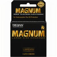 Trojan Magnum Lubricated Condoms - 3 Ct · 