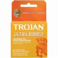 Trojan Stimulations Ultra Ribbed Lubricated Condom · 3 Ct