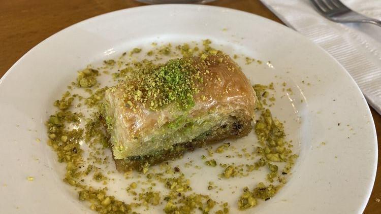 Baklava & Kinds · Sweet pastry made of extremely thin sheets of filo dough layered with chopped nuts and honey syrup baked with butter and cut into diamond shapes.