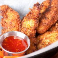Hot Chicken Tenders · Delicious chicken tenders, tossed in High heat hot sauce, and fried to perfection.