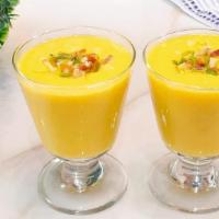 Mango Lassi · Indian yogurt drink.