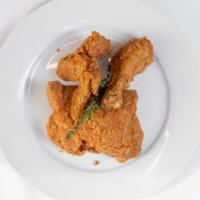 Fried Chicken · Coated with spices and bread batter.