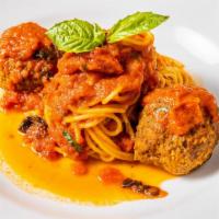 Meatballs · Our famous meatballs in tomato sauce.