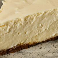 Italian Cheesecake · Ricotta cheese cake textured with a hint of lemoncello.