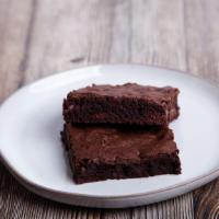 Chocolate Brownie · Sweet chocolate brownie topped with a delicious chocolate icing.