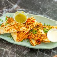 Slow Cooked Chicken Quesadilla · 