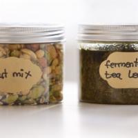 Combo Tea Leaf & Mix Nuts · Fermented Tea Leaf and Mix Nuts. Goes great together by themselves or in salads.

Tea Leaf i...