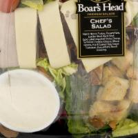 Boars Head Chef'S Salad · Choose 1 meat and 1 cheese to be added to your salad. 

Salads are made with lettuce , tomat...