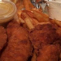 Chicken Finger Dinner · Chicken Fingers with French Fries &
with Dipping Sauce