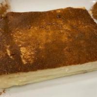 Kazandibi · (Browntop pudding ) whole milk, com starch, sugar, vanilla extract.