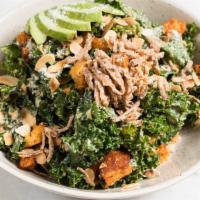 Spicy Kale Caesar Salad · 