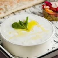 Labneh Platter · Traditional thick and creamy yogurt spread. Vegan.