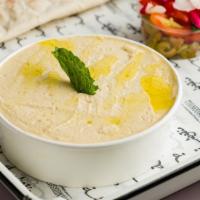 Hummus Platter · Chickpea dip. Vegan.