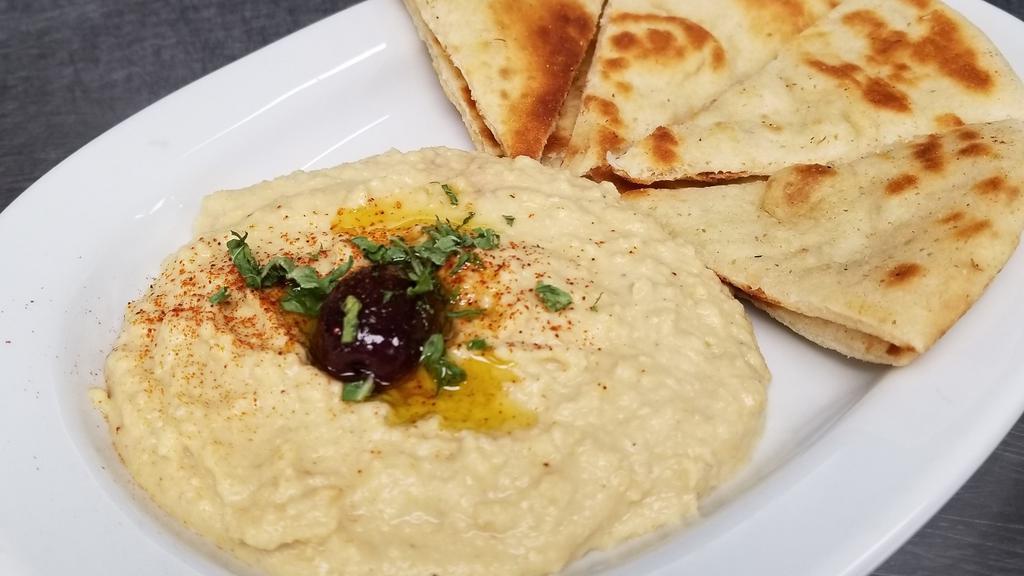 Lemon Hummus · homemade chickpea based dip with tahini sauce