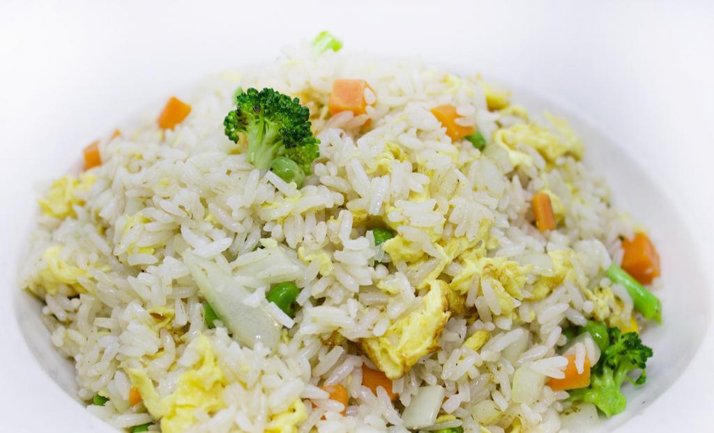 Vegetable Egg Fried Rice · Vegetarian.