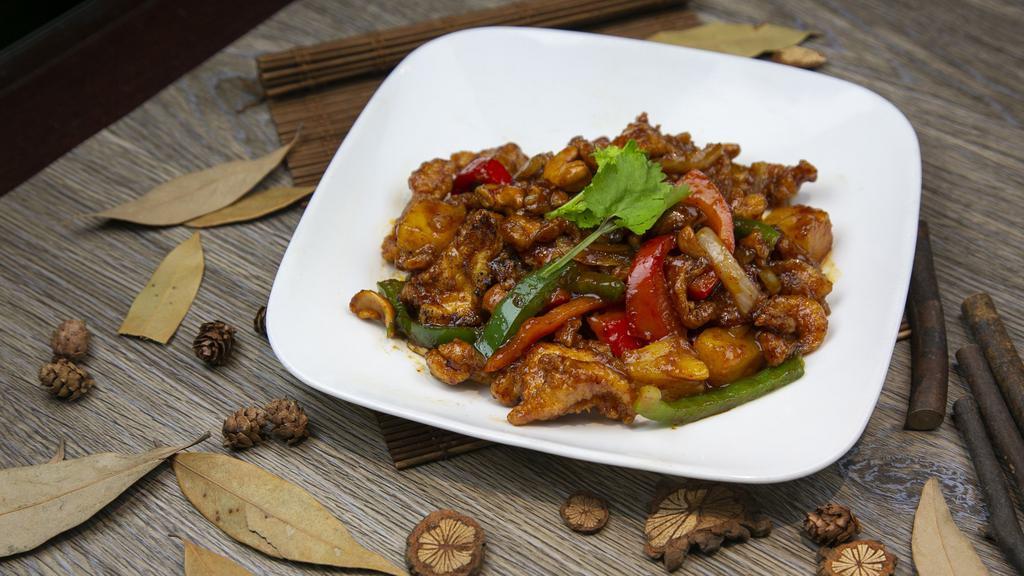 Chicken Cashew Nut · Onion, bell pepper, chili paste, pineapple and cashews.