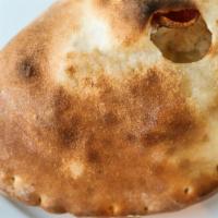 Meat Calzone · Contain pork. Pepperoni and sausage or ham.