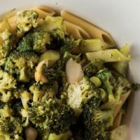 Pasta Broccoli · Broccoli sautéed in garlic & olive oil over your choice of pasta.
