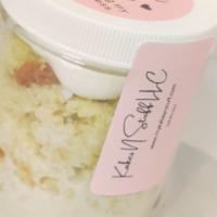 Kakes Jars- Tres Leches · Almond cake soaked in tres leches mixture