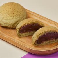 Matcha Bào · Sweet baked buns with matcha, filled with sweet red bean. $3.50 is for 1 piece