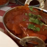 Chicken Makhani · A.K.A. butter boneless white meat chicken. Slices of barbecued chicken cooked in a house spe...