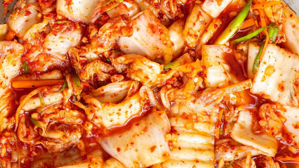 Kimchi 拌辣白菜 · Korean Spicy Pickled Cabbage.