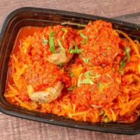 Spasta Bowl + Meatballs Or Patty · Paleo, whole-30, nut-free and gluten-free. Roasted spaghetti squash with grass-fed paleo bee...