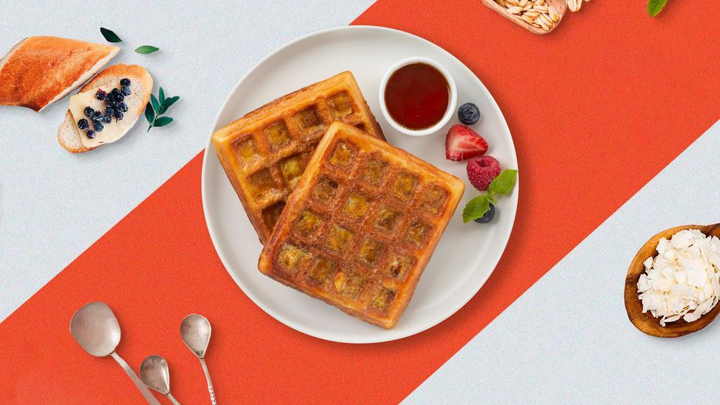 Back To Belgian Waffles · Classic homemade waffles served with maple syrup.