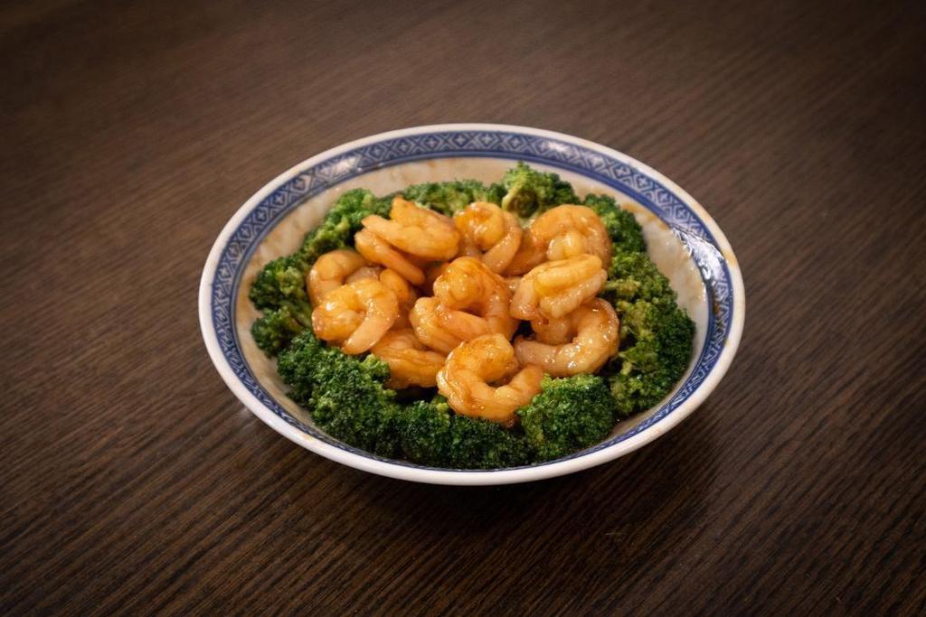 Shrimp With Broccoli ┇西芥兰炒虾仁 · 