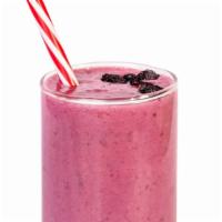 Blueberry Blast Yogurt Shake · Frozen blueberries blended in low-fat yogurt and Pam juice.