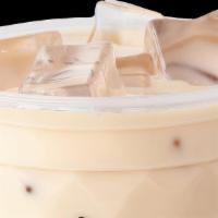 Oolong Milk Tea · oolong milk tea (dairy-free), handmade brown sugar boba