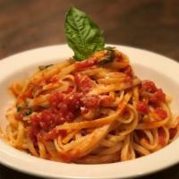 Spaghetti Pomodoro · The most classic Italian American pasta.