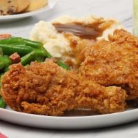 Traditional Southern Fried Chicken Meal · 3 pieces of our award-winning made-from-scratch Fried Chicken. Served with two sides.  Halal...
