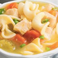 Chicken Noodle Soup · Comforting chicken noodle soup.