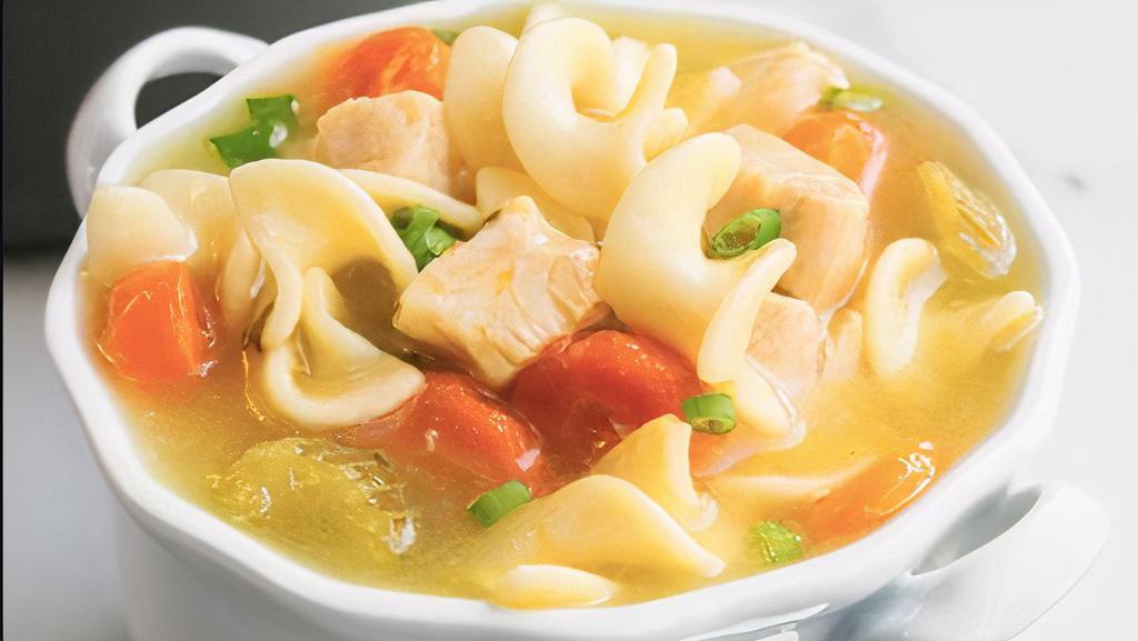 Chicken Noodle Soup · Comforting chicken noodle soup.