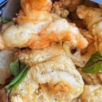 Fried Calamari & Shrimp · potato, lemon, parsley aioli