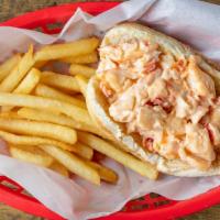 Lobster Roll · Warm buttered lobster, mayonnaise and chives